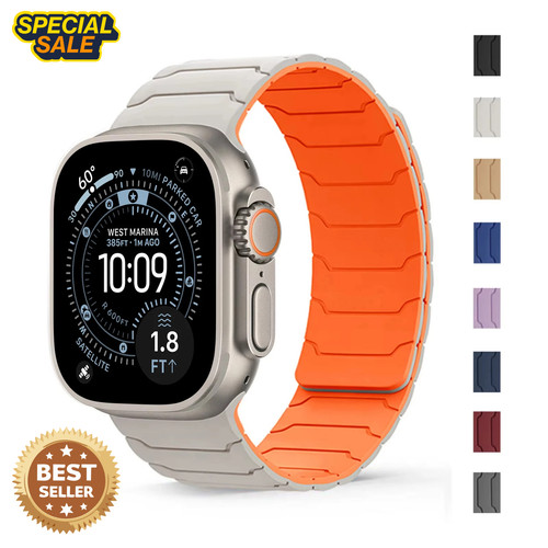 Magnetic silicone strap band - magnetic,