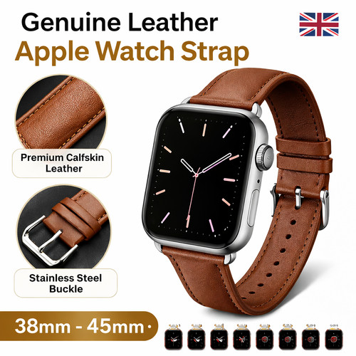 Genuine leather apple watch - genuine,