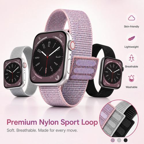 Nylon sport strap compatible - nylon,