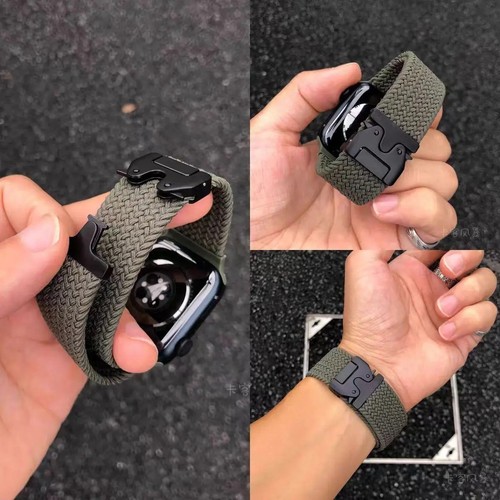 Braided parachute strap band - strap,