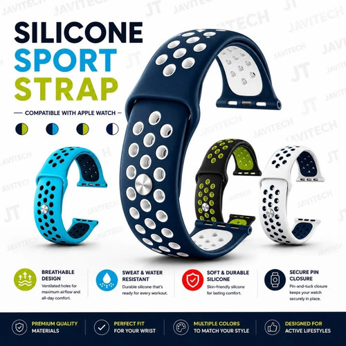 Silicone sport band for - for, apple